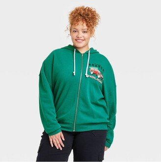 Women's Ford Bronco Zip-Up Graphic Hoodie