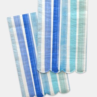 Paint & Petals Brushstroke Stripe Guest Napkins