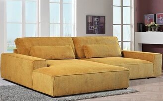 105.52''W Oversized Wood Frame Luxe Sectional Sofa