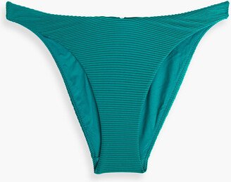 Ribbed high-rise bikini briefs