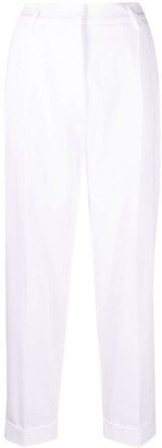 High-Waisted Tailored Trousers-BO