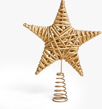 Royal Fairytale Wicker Star Tree Topper