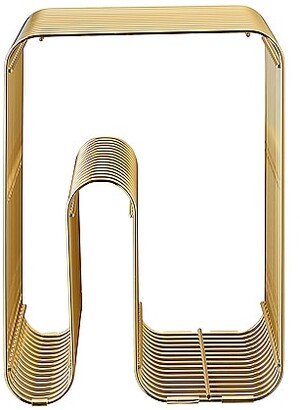 Curva Stool in Metallic Gold