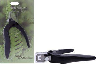 Nail Slicer With Catcher by Satin Edge for Unisex - 1 Pc Nail Slicer