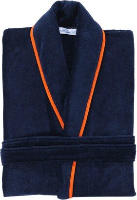 Contrast Frame Bathrobe-AC