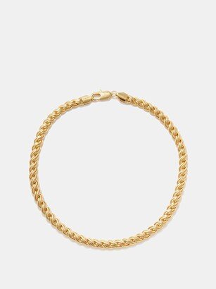 Madison Braided-chain 14kt Gold-plated Necklace