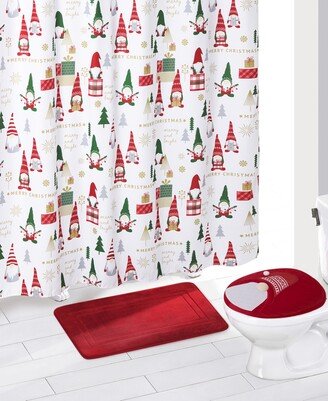 Home for the Holidays Gnome Christmas Holiday Bathroom Accessory 15 Piece Set