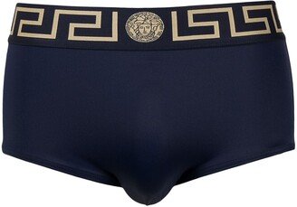 Greca-waistband logo boxers