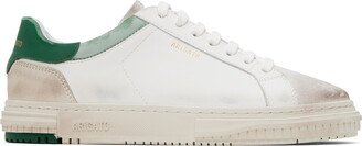 White & Green Atlas Sneakers