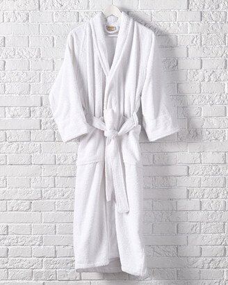 Long-Staple Combed Terry Unisex Adult Long Staple Combed Cotton Bathrobe-AK