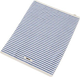 Terry-Effect Striped Bath Mat