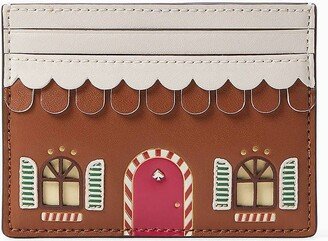 Gingerbread Small Slim Card Holder