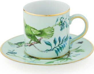 Secret Garden Coffee Cup And Saucer