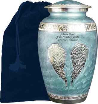 Angel Cremation Urn, Blue Adult