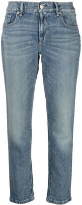 Relaxed Tapered Ankle Jeans