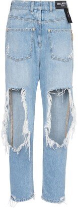 Back To Front boyfriend distressed jeans