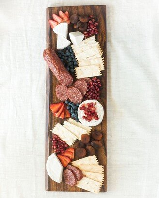 Charcuterie Board Platter // Hand-Carved Acacia Wood