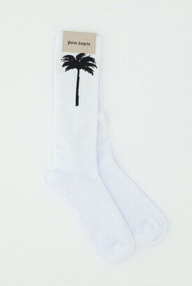 Palm Intarsia Knit Socks