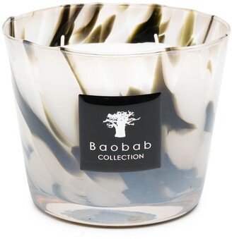 Pearls abstract-print candle