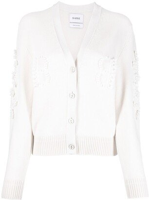 V-neck cashmere cardigan-AI