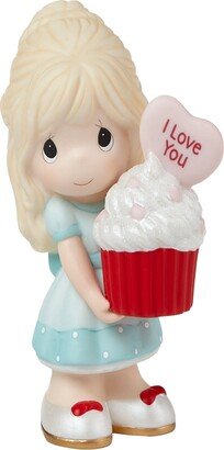 222001 You Bake Me Happy Blonde Girl Porcelain Figurine