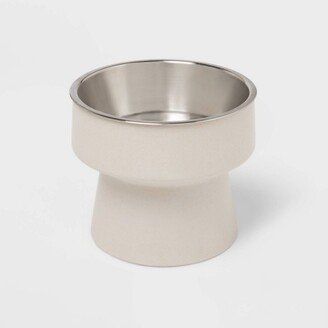 Elevated Dog Bowl - Gray - 3.5 Cups - Boots & Barkley™