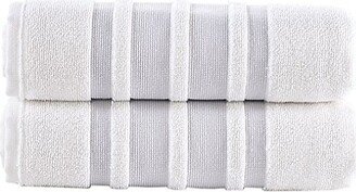 2-Piece Turkish Cotton Hand Towel Set