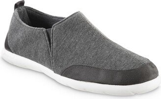 Isotoner Men's Zenz Sport Knit Indoor and Outdoor Slip-On Slipper