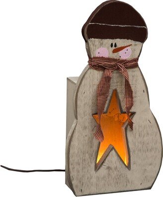 Kunkle Holdings LLC Winter Farmhouse Luminary Lil' Brother Snowman