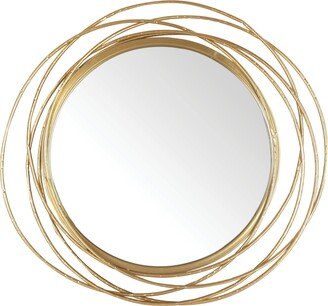 Mirrorize Decorative Round Rings Mirror, 27.25