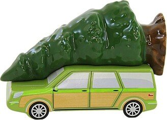 Enesco Tabletop Griswold Family Salt Pepper Set - One Salt & Pepper Set 4 Inches - Magnetic Xmas Vacation - 6011530 - Dolomite - Green