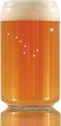 Alaska Flag - Cute State Beer Can Pint Glass, Large 16 Ounce