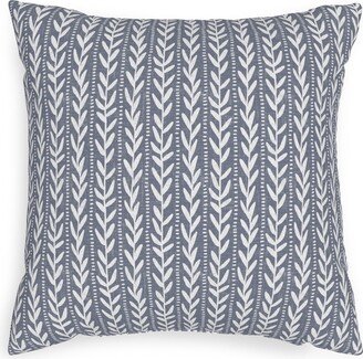 Outdoor Pillows: Climbing Vines Deep Woods - Slate Outdoor Pillow, 20X20, Single Sided, Gray