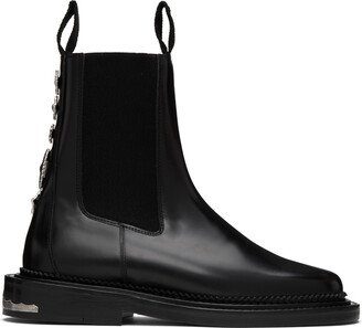 SSENSE Exclusive Black Hardware Boots-AA