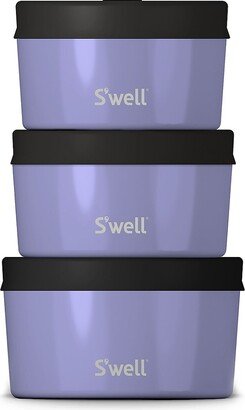 Seasonal Solids 3-Piece Food Canister Set