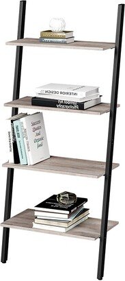 VASAGLE ALINRU Ladder Shelf, 4-Tier Bookshelf