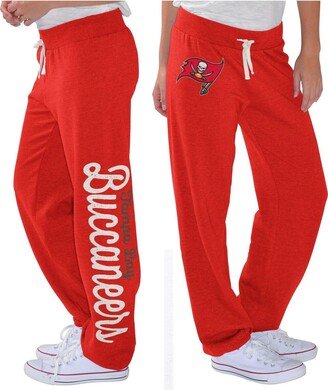 Women's G-iii 4Her by Carl Banks Red Tampa Bay Buccaneers Scrimmage Fleece Pants