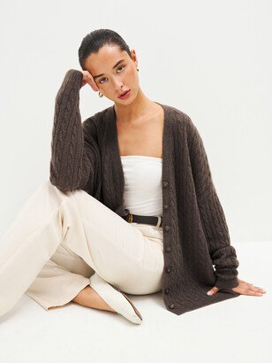 Giusta Oversized Cashmere Cardigan-AA