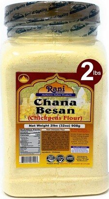 Rani Brand Authentic Indian Foods Chana Besan (Chickpeas Flour) - 32oz (2lbs) 908g Pet Jar - Rani Brand Authentic Indian Products