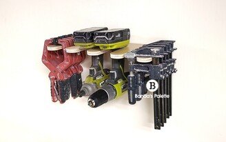 Clamp Storage, Unique Gift For Men, Gift Dad, Cordless Tool Station, Drill Father's Day, Handyman, Organizer, Christmas