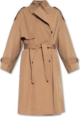 Button-Up Trench Coat-AA