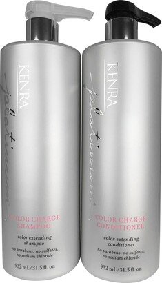 Color Charge Shampoo & Conditioner Liter Set $66 Value