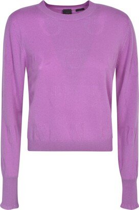 Long-Sleeved Crewneck Jumper-AC