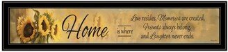 Home Ise by Robin-Lee Vieira, Ready to hang Framed Print, Black Frame, 39 x 9