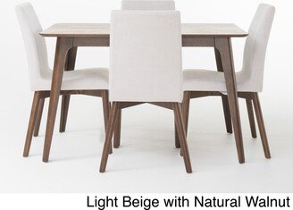 Kiana Mid-century Modern 5-piece Dining Set