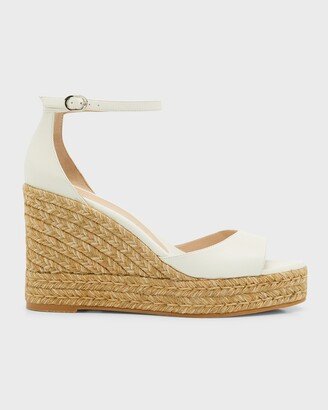 Nudistcurve Ankle-Strap Wedge Espadrille Sandals