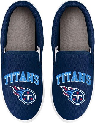 Women's Foco Tennessee Titans Big Logo Slip-On Sneakers