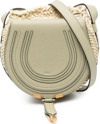 Marcie raffia crossbody bag