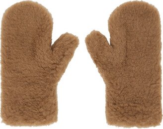 Brown Teddy Mittens