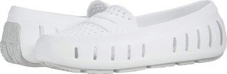 Floafers Posh Driver (Bright White/Harbor Mist Gray) Women's Shoes